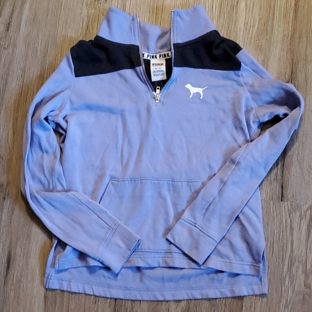 PINK lavender pullover zip